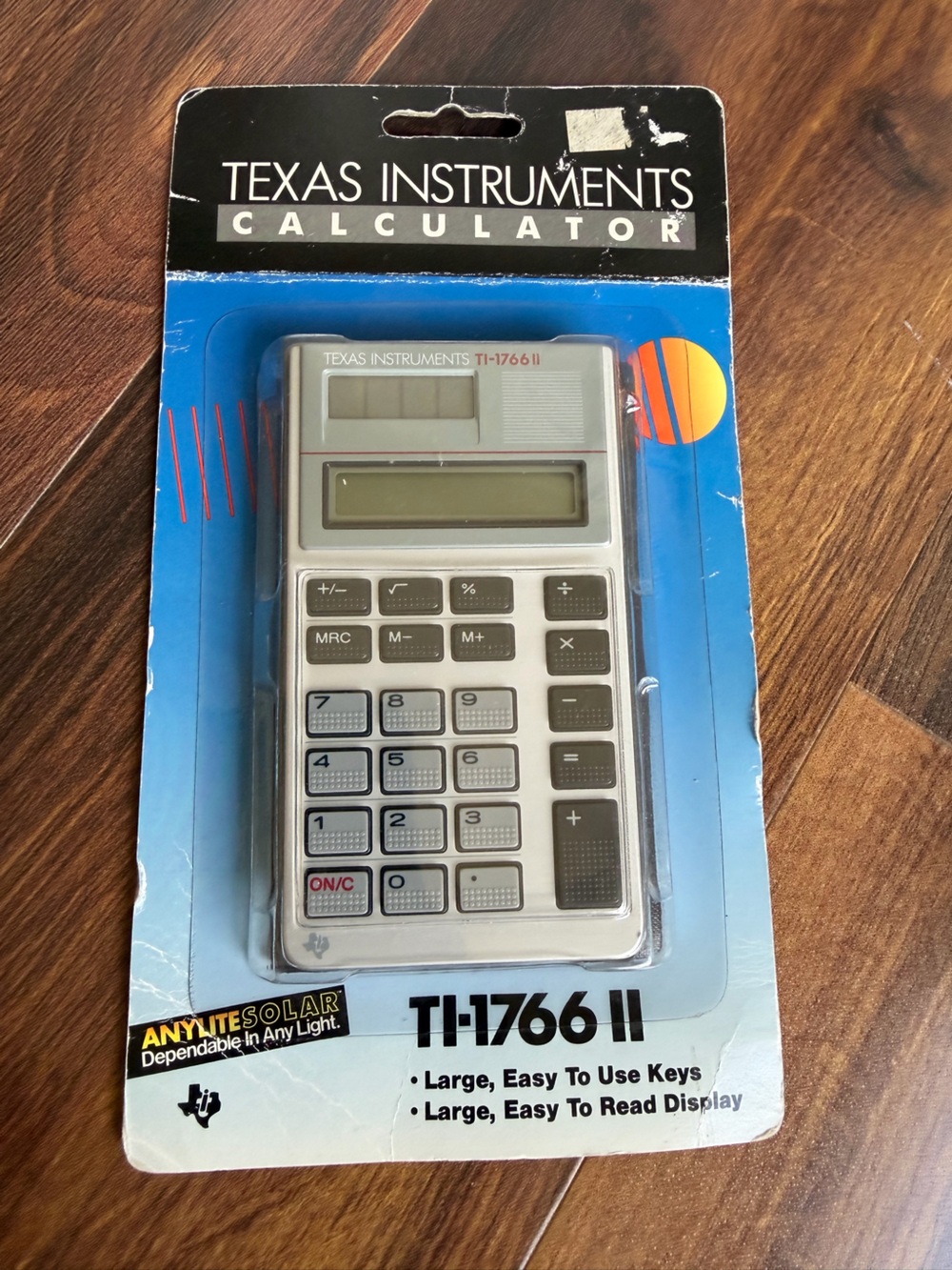 Texas Instruments TI-1766 II Large Key Calculator New In Sealed Package
